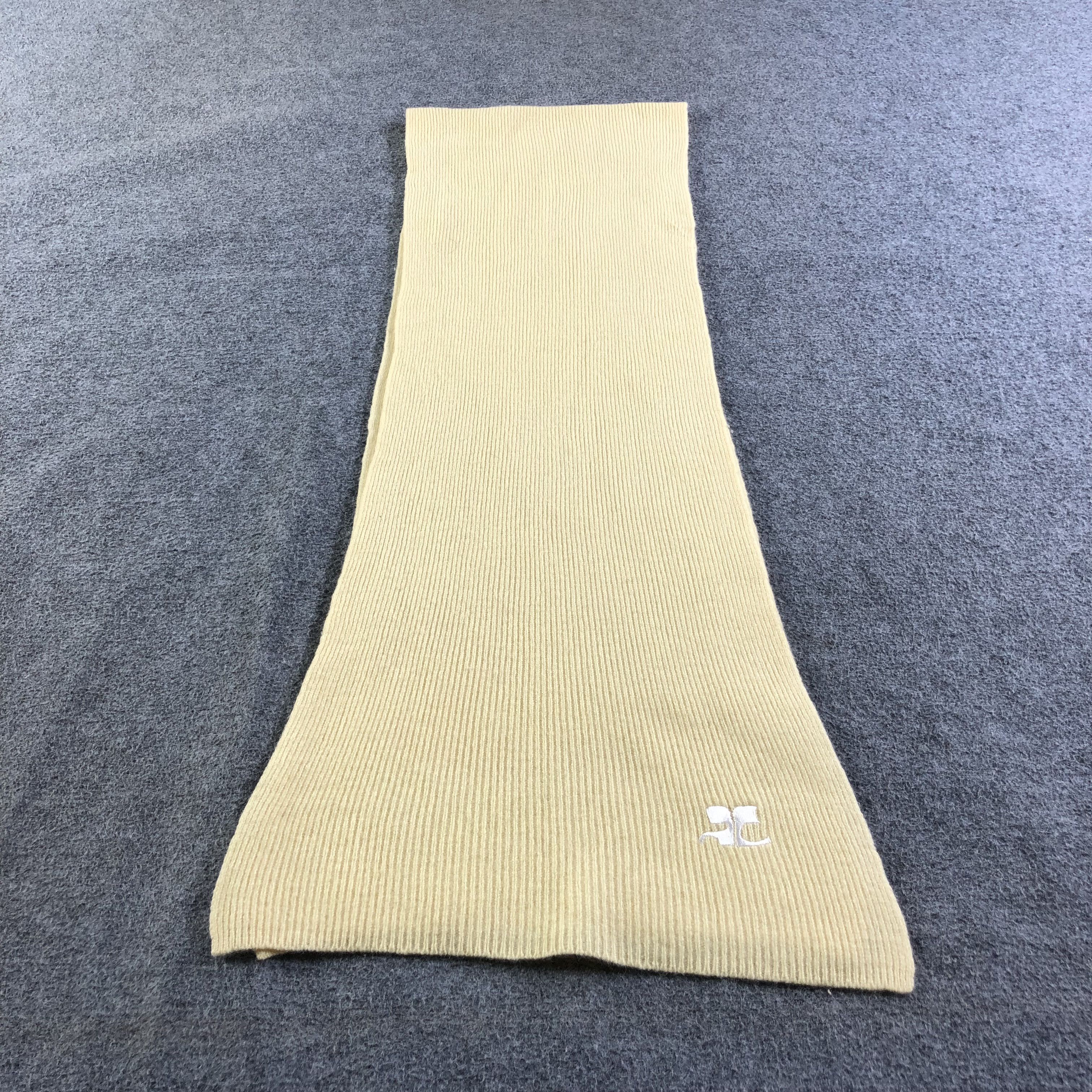 Courreges Courreges Wool Scarf Muffler V1986 Size ONE SIZE - 2 Thumbnail