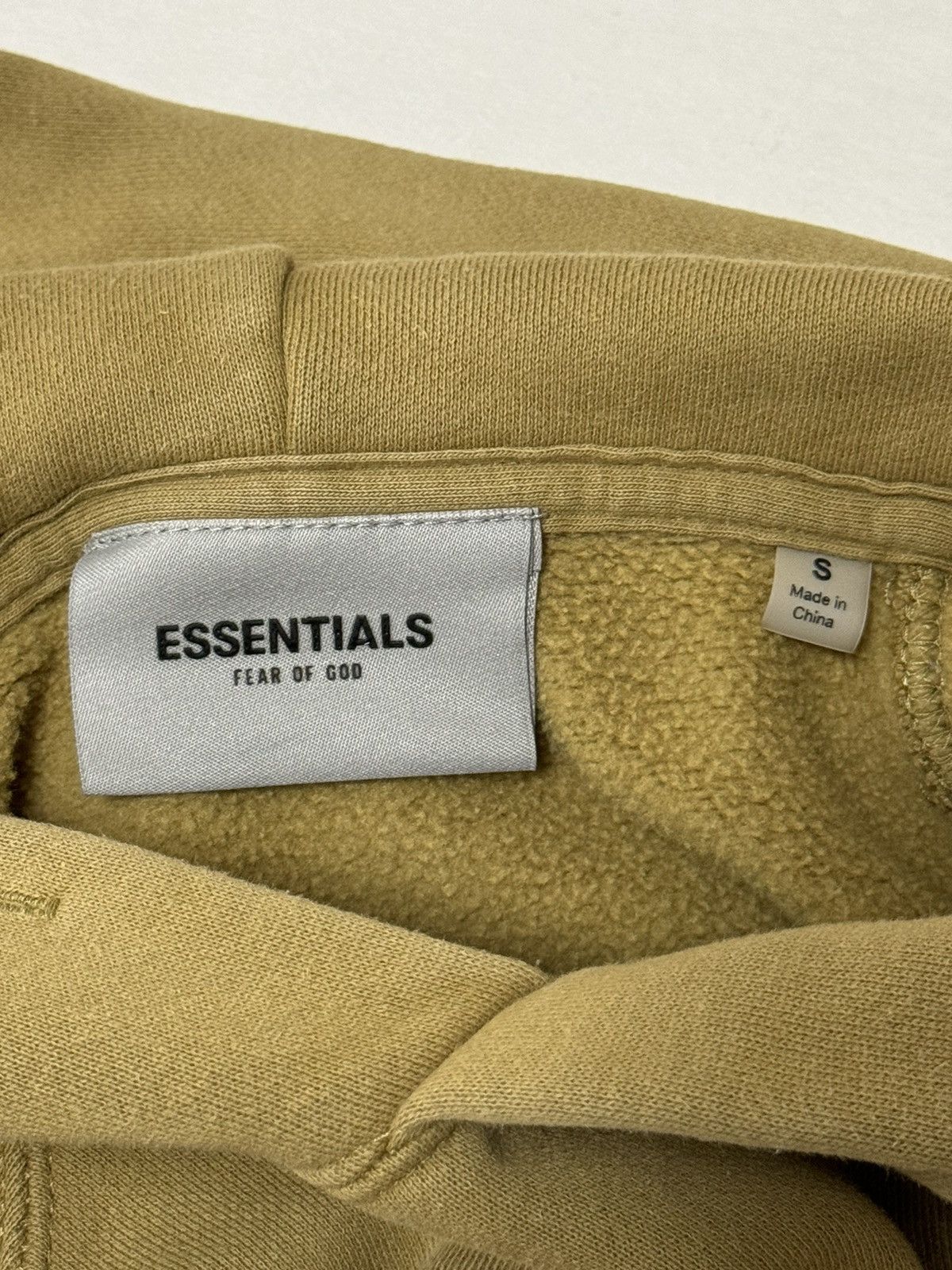 Fear of God 💥Fear of God Essentials Appliqué Pullover Hoodie SZ S Amber Size US S / EU 44-46 / 1 - 13 Thumbnail