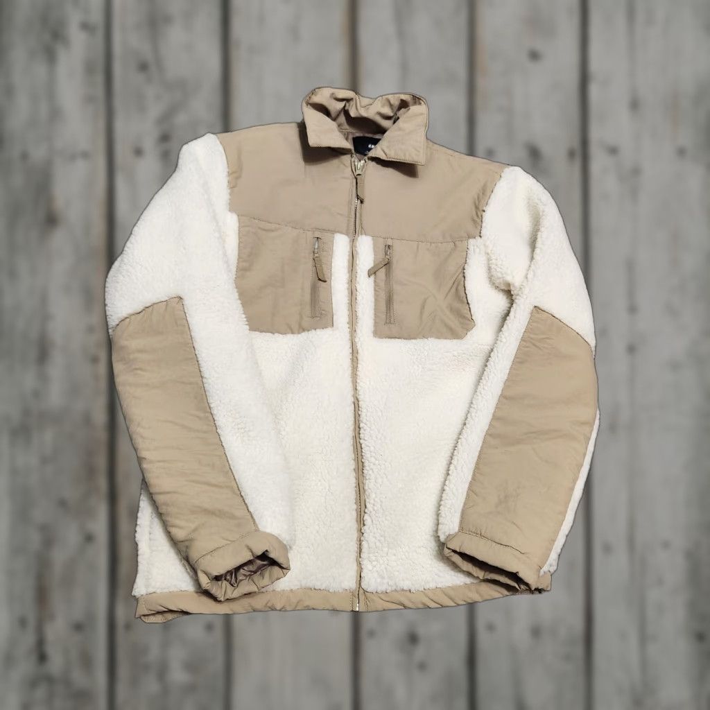 H&M H&M Button-Up Overshirt Beige Regular Fit S Men’s Size S NWOT Lined Zip Collar Long Sleeve Colorblock Size US S / EU 44-46 / 1 - 1 Thumbnail