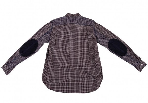 Junya Watanabe Shirt Triple-stitched checkered elbow patch Multicolor Size US S / EU 44-46 / 1 - 8 Thumbnail