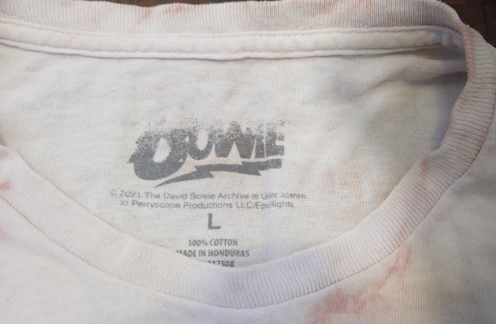 Band Tees David Bowie Size US L / EU 52-54 / 3 - 3 Thumbnail