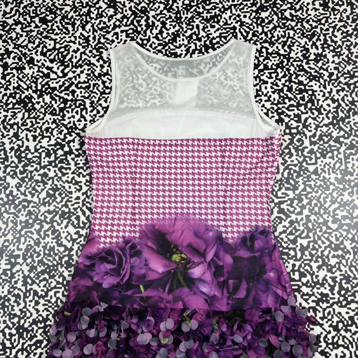 Japanese Brand Vintage Y2K Waggon Paris Floral Retro Luxury Mini Dress Size L / US 10 / IT 46 - 17 Thumbnail