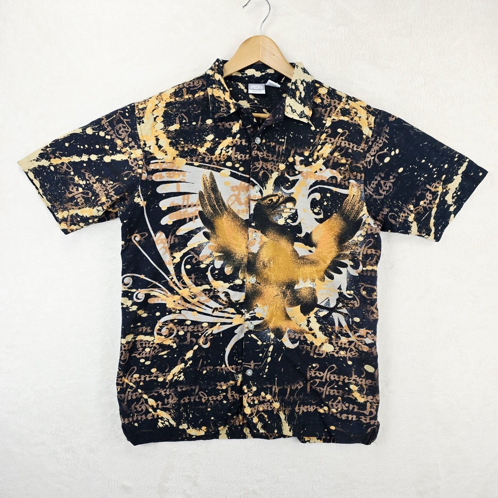 Other Vintage Utility Hawaiian Shirt Medium Abstract Eagle Y2K Size US M / EU 48-50 / 2 - 2 Thumbnail