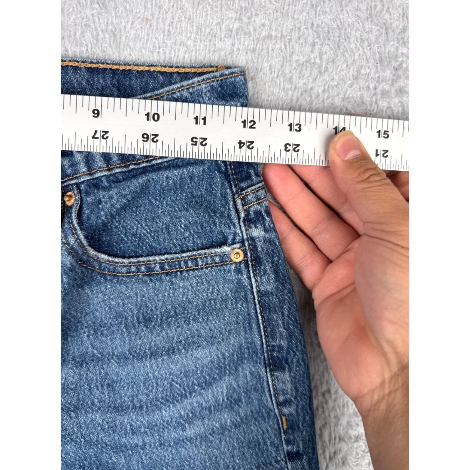 Pacsun Pacsun Womens Jeans 24 Blue Denim High Rise Bootcut Stretch Cotton Blend 30in Inseam Regular Fit Size 42" / US 20 - 6 Thumbnail