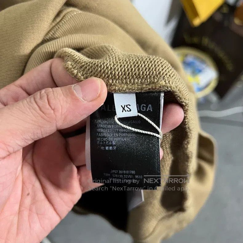 Balenciaga Balenciaga Wheat pattern hooded sweatshirt Size US XS / EU 42 / 0 - 4 Thumbnail
