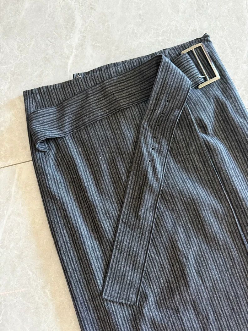 Yohji Yamamoto Y's Yohji Yamamoto Wool Striped Skirt Size US 30 / EU 46 - 2 Thumbnail