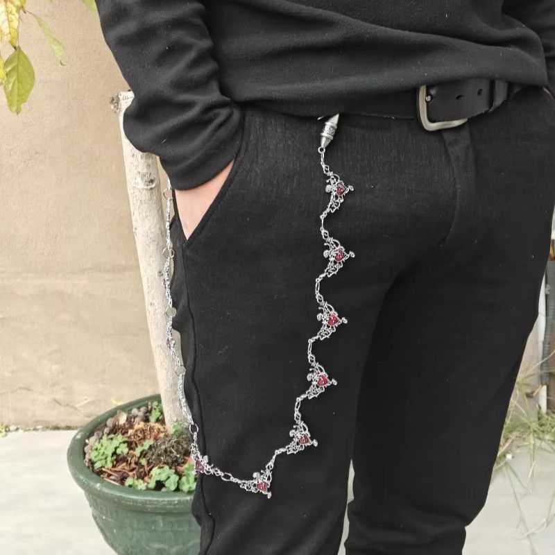 Jewelry Retro Rose Vine Love Collarbone Pants Chain Size ONE SIZE - 2 Thumbnail