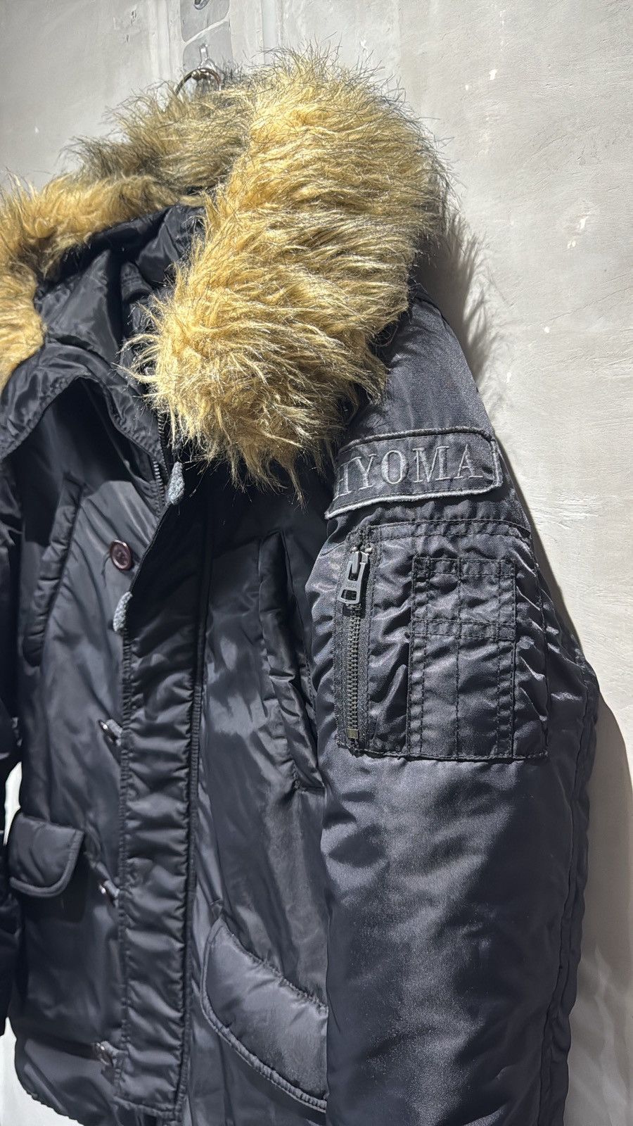 20471120 Hyoma 20471120 Fur Parka Jacket Size US M / EU 48-50 / 2 - 3 Thumbnail