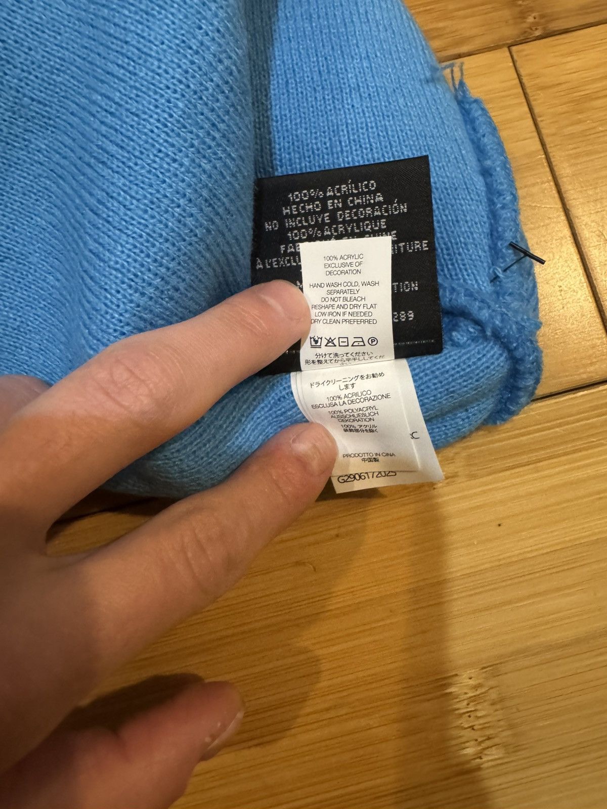 Supreme Supreme New Era Box Logo Beanie Cyan Size ONE SIZE - 6 Thumbnail