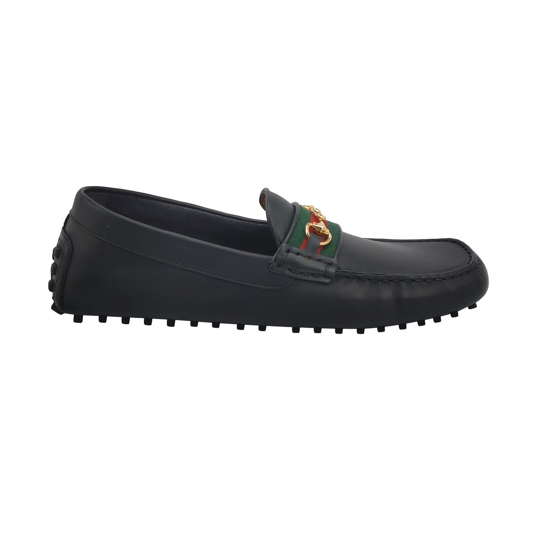 Gucci Gucci Horsebit Web Leather Driving Loafers EU 44 Size US 11 / EU 44 - 1 Thumbnail