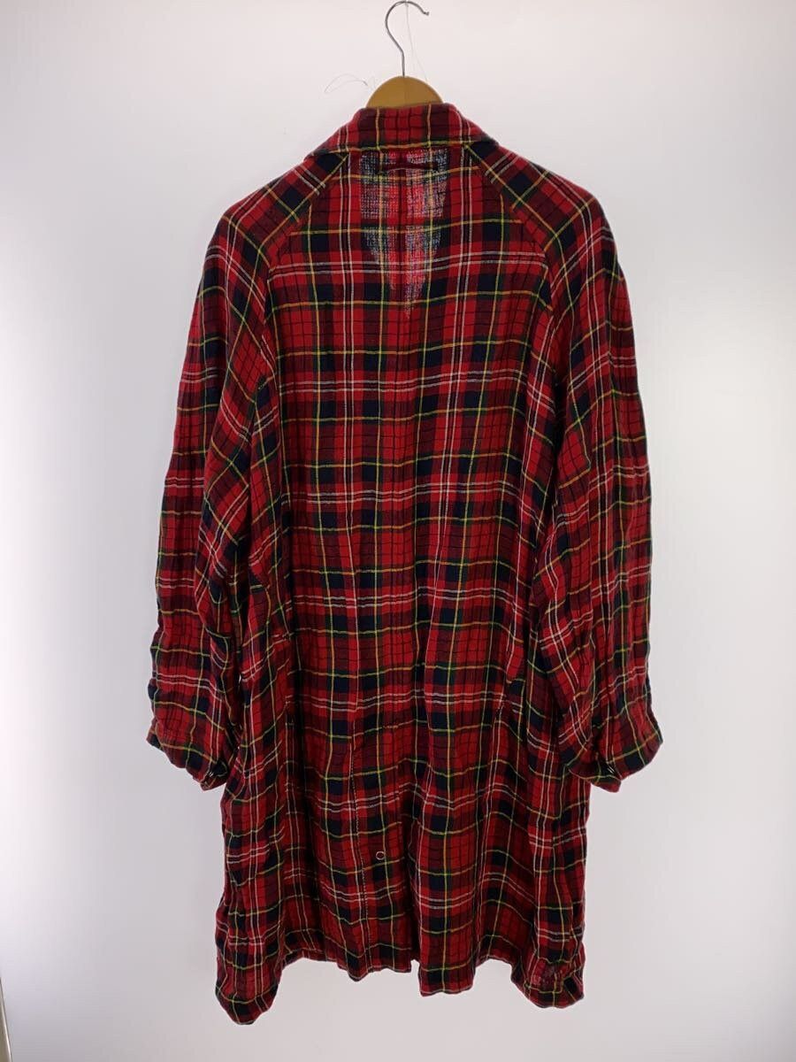 Undercover Undercover The Shepherd Check Linen Coat Red Size US XL / EU 56 / 4 - 2 Thumbnail