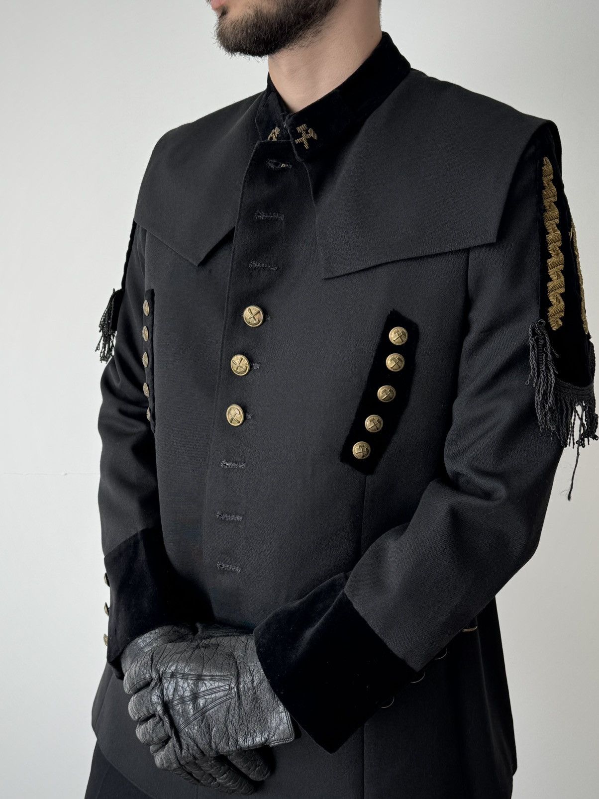 Japanese Brand × Vintage ≈1960s Vintage German Work Miners Dress Uniform Coat Size US M / EU 48-50 / 2 - 3 Thumbnail