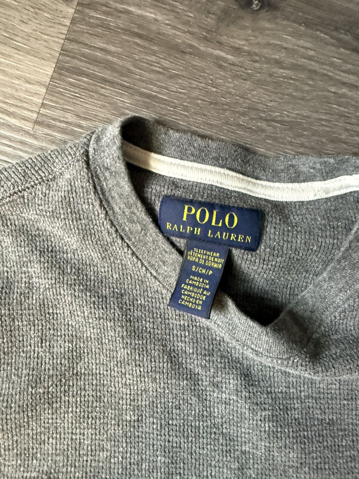 Ralph Lauren Ralph Lauren Long Sleeve Waffle Tee Size US S / EU 44-46 / 1 - 2 Thumbnail