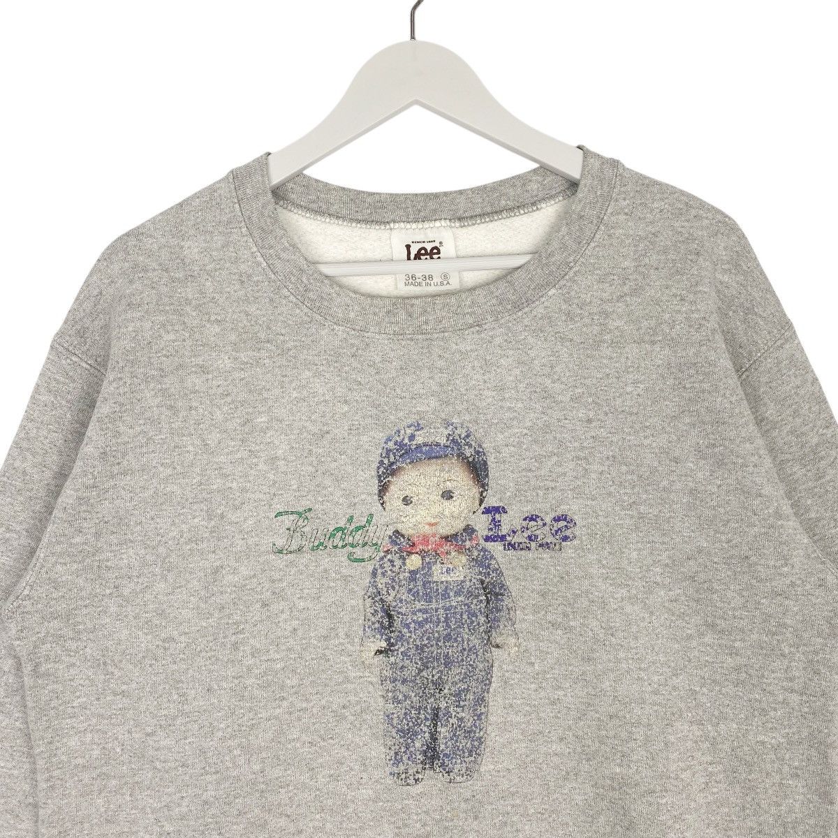 Other Vintage Lee Printed Crewneck Sweatshirt Gray Pullover Size S Size US S / EU 44-46 / 1 - 4 Thumbnail