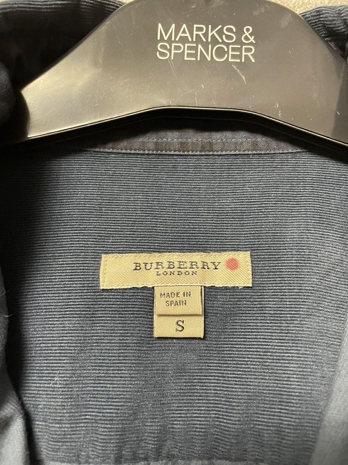 Burberry Burberry Velvet Long Sleeve Button Ups Shirt Size US S / EU 44-46 / 1 - 10 Thumbnail