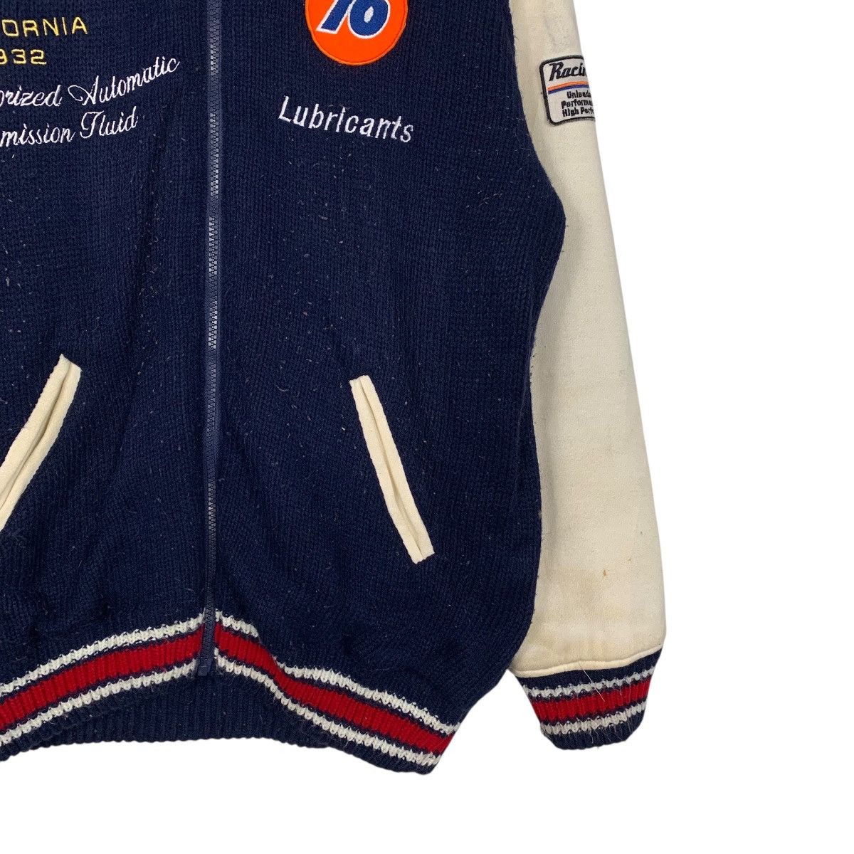 Japanese Brand Union Lubricant 76 Varsity Jacket Size US M / EU 48-50 / 2 - 4 Thumbnail