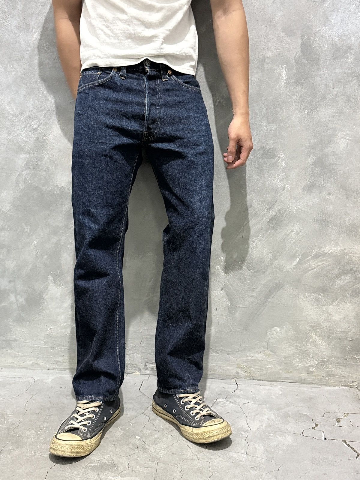 RESOLUTE Rare‼️Vintage’90s🔥Resolute🔥710 Selvedge Denim Jeans Size US 30 / EU 46 - 1 Thumbnail