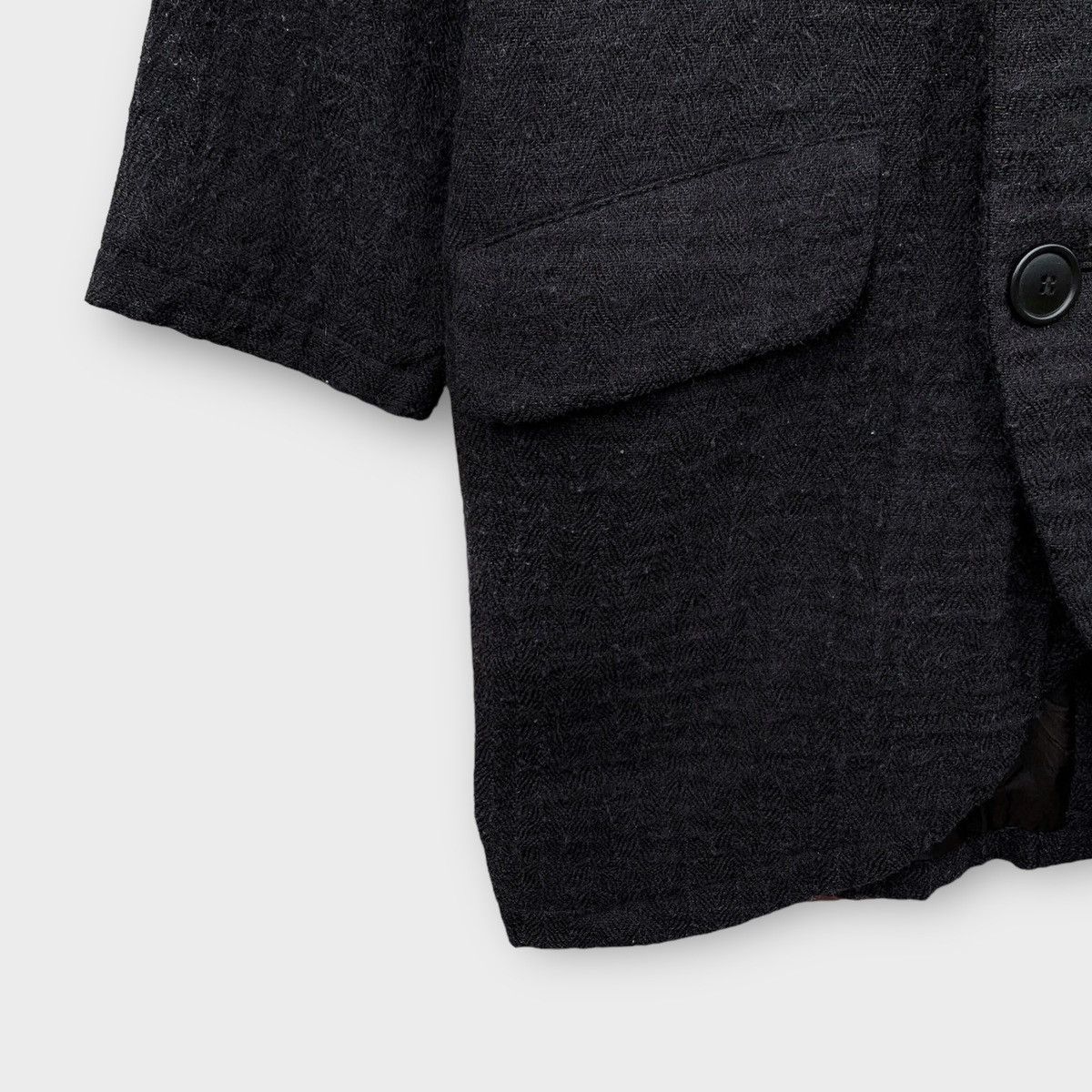 Issey Miyake VINTAGE ISSEY MIYAKE PLANTATION DOUBLE BREASTED WOOL JACKET Size US M / EU 48-50 / 2 - 8 Thumbnail