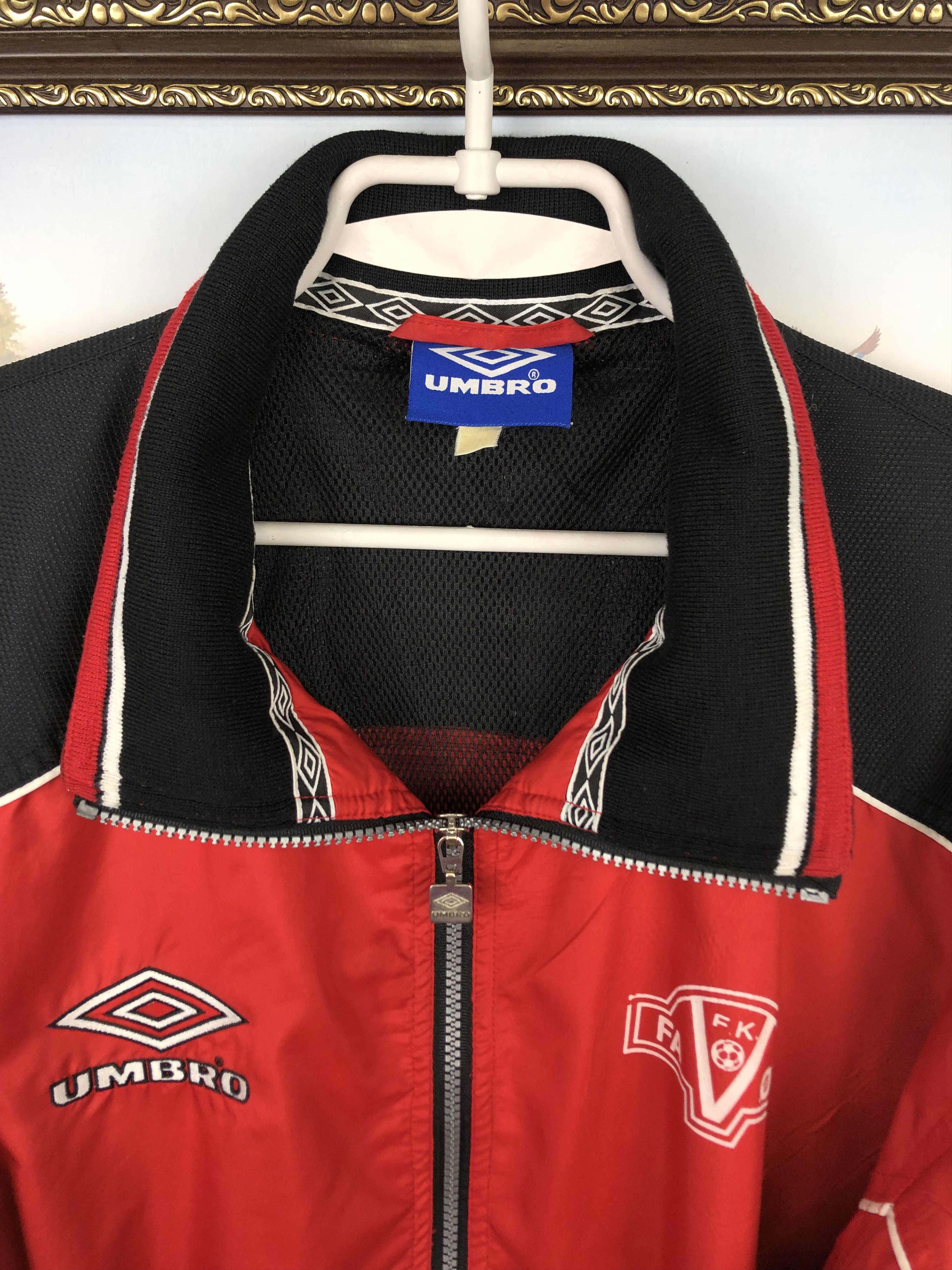 Umbro Vintage Umbro FK Arendal Football Jacket Soccer Track Top Size US XXL / EU 58 / 5 - 4 Thumbnail