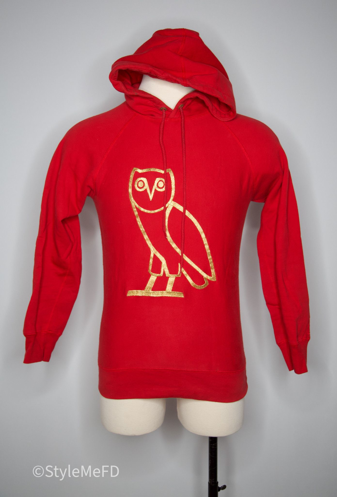 October's Very Own Men's OVO Red Hoodie w Embroidered Owl Logo Size US S / EU 44-46 / 1 - 1 Thumbnail