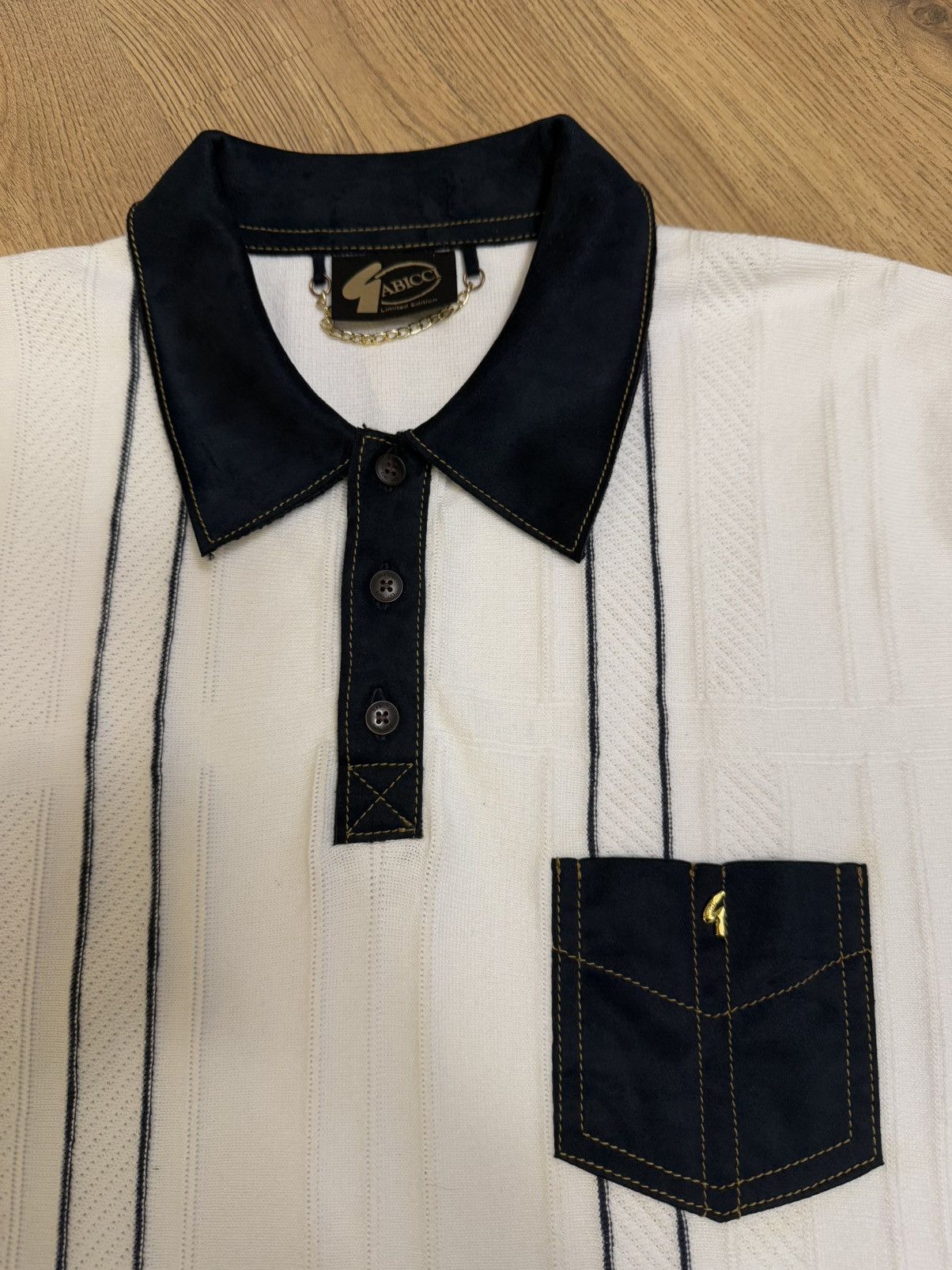 Vintage Gabicci 2XL POLO Size US XXL / EU 58 / 5 - 2 Thumbnail