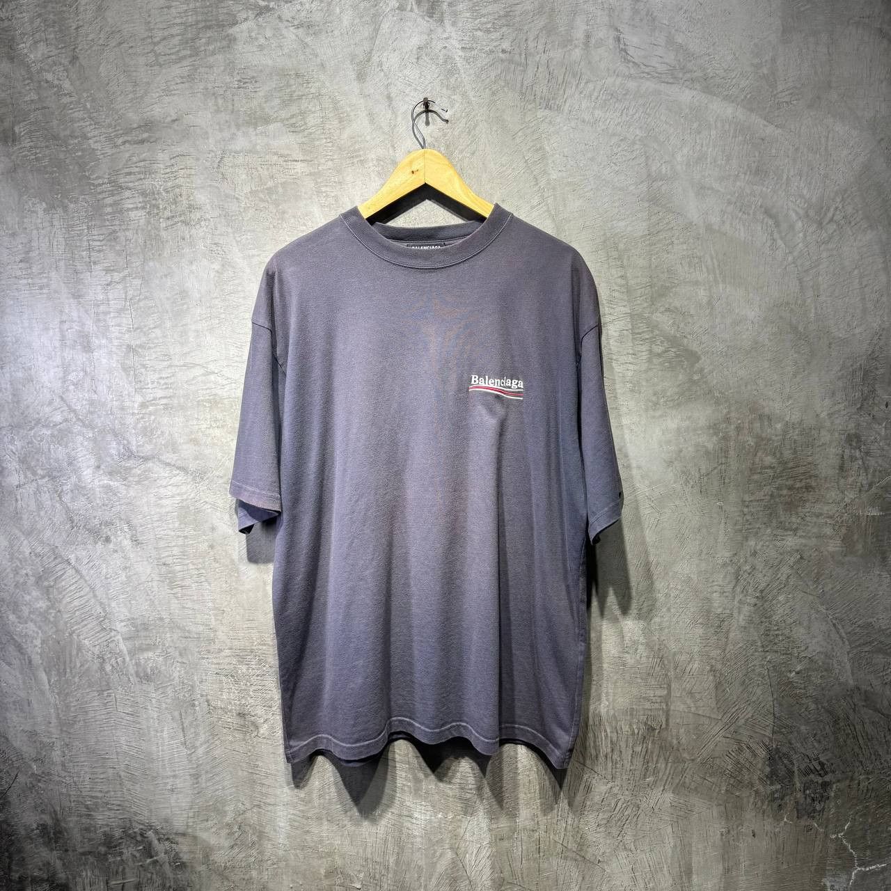 Balenciaga Balenciaga Campaign Embroidered tee Size US XL / EU 56 / 4 - 6 Thumbnail