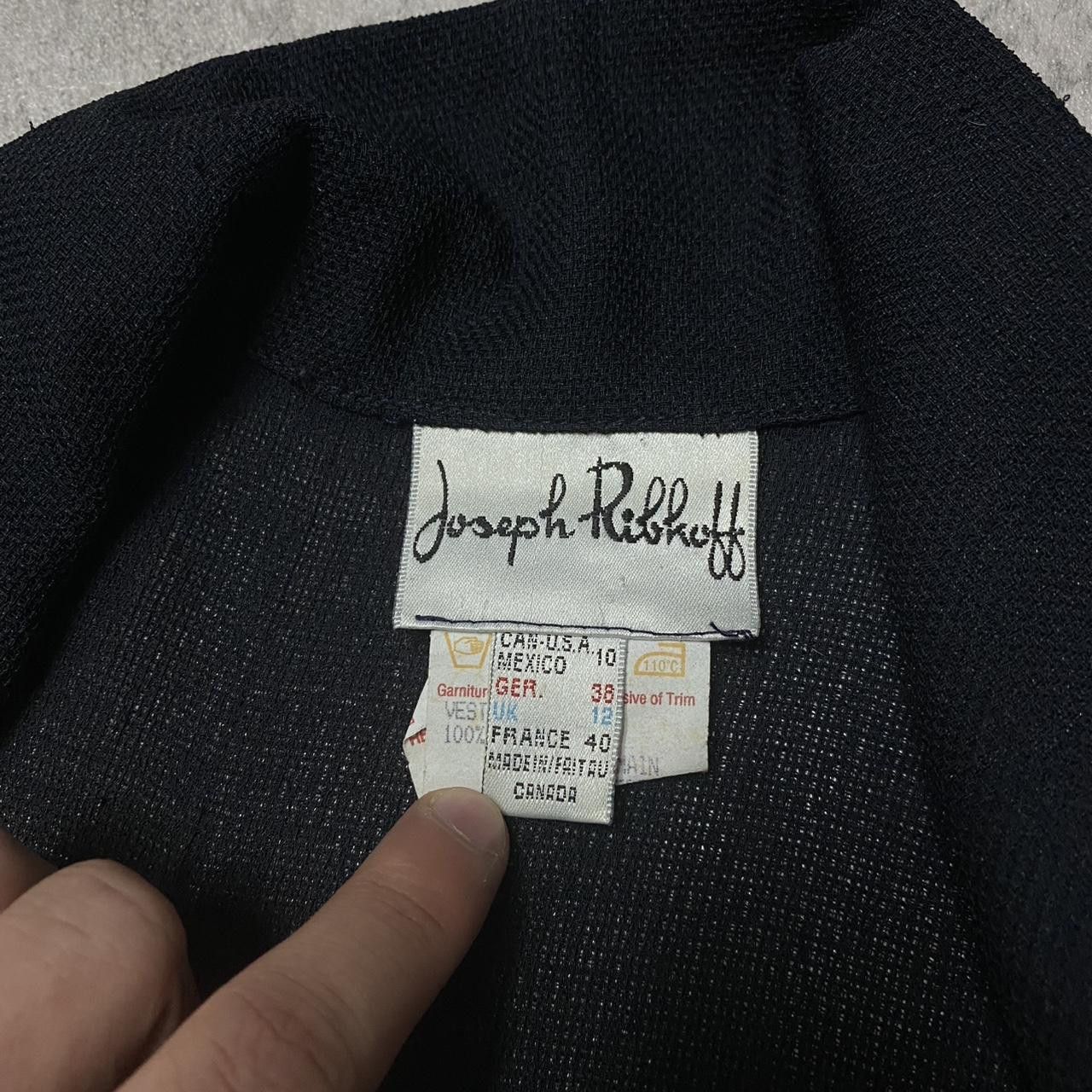 Other Joseph Ribkoff black blazer with silver metal details blazer Size M / US 6-8 / IT 42-44 - 3 Thumbnail