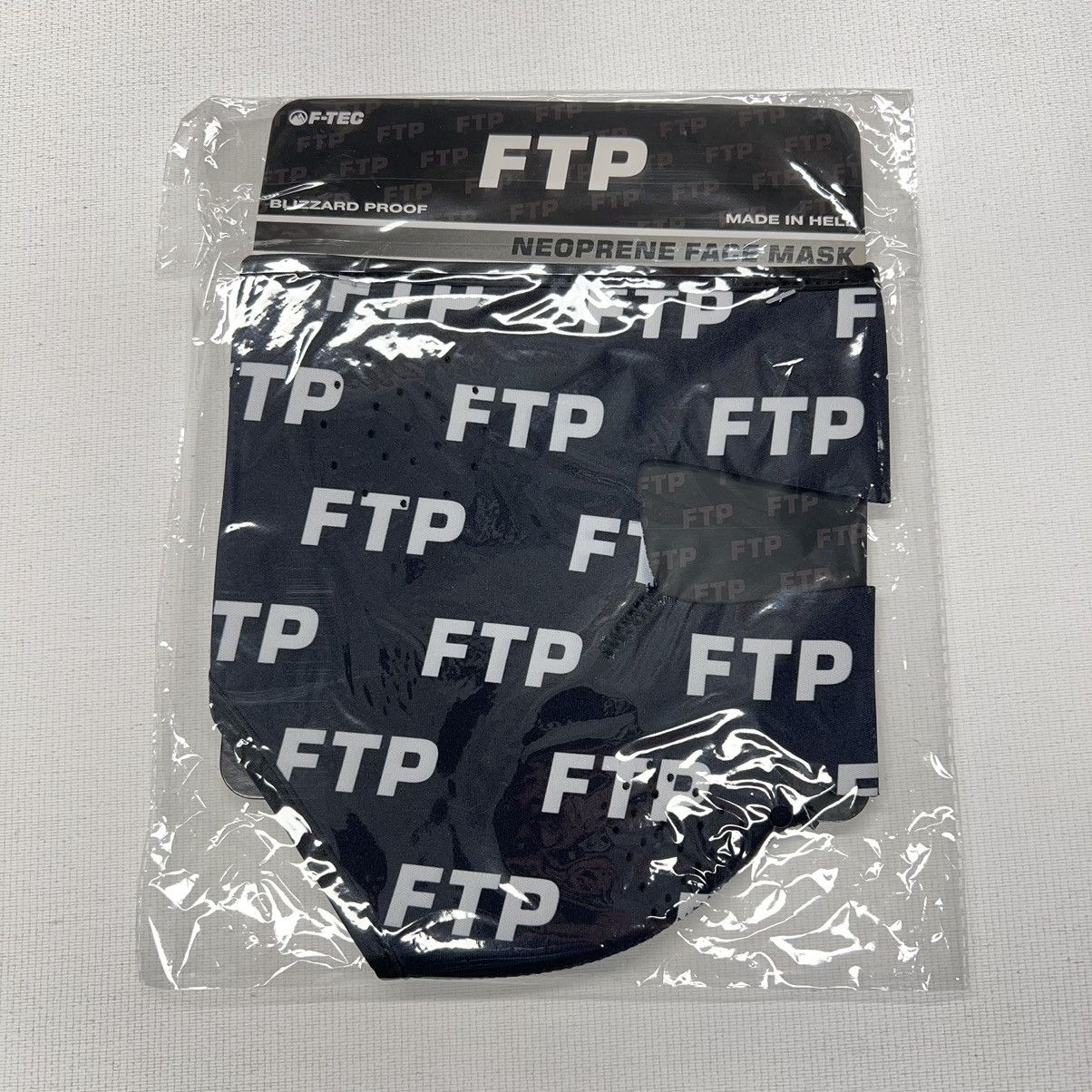 Fuck The Population NEW FTP Mask Neoprene Logo All Over Black Ski Face F-Tec Size ONE SIZE - 2 Thumbnail