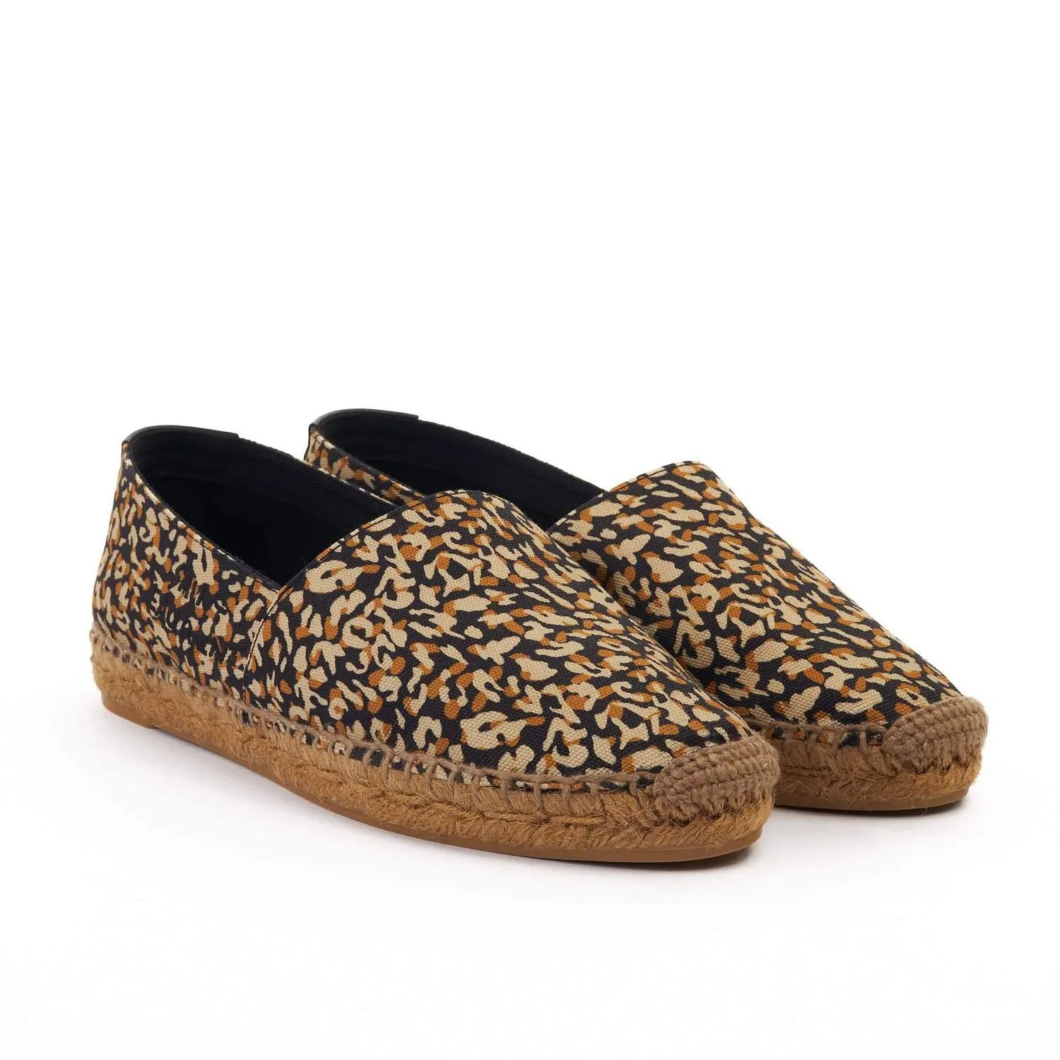 Saint Laurent Paris o1s1wg111024 Espadrilles In Leopard-Print in Leopard Size US 11 / IT 41 - 2 Thumbnail