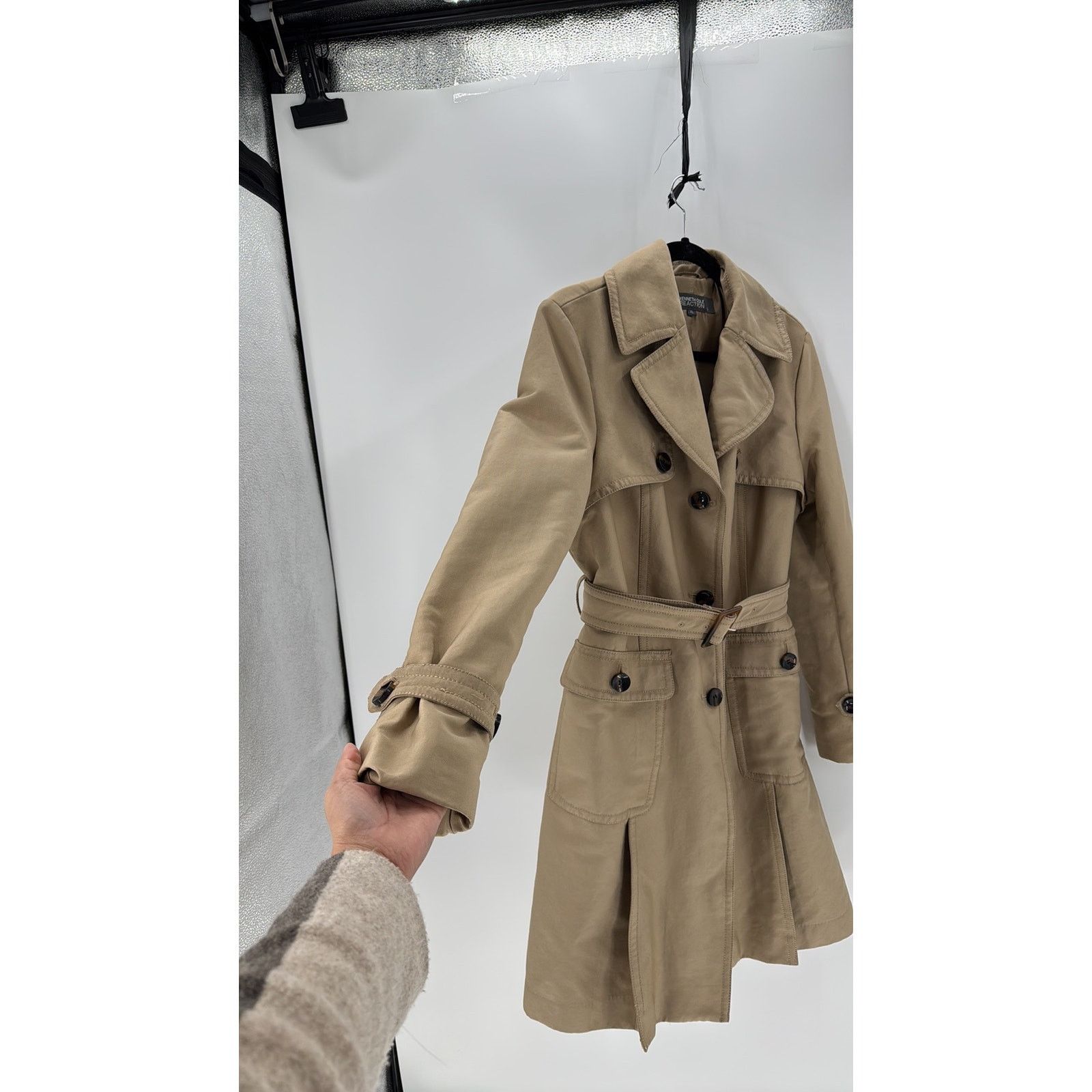 Kenneth Cole Kenneth Cole water resistant khaki heavy trench coat sz XL Size XL / US 12-14 / IT 48-50 - 7 Thumbnail