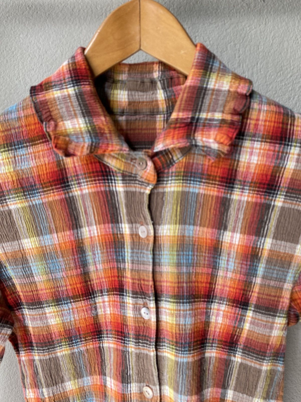Tsumori Chisato TSUMORI CHISATO Vibrant Orange Statement Shirt. Size XS / US 0-2 / IT 36-38 - 7 Thumbnail