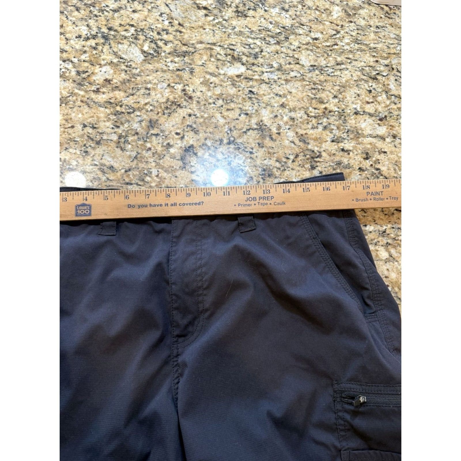 Vintage Magellan Outdoor Men Bermuda Shorts L Black Water Repellent Fishing Shorts Size US 33 - 4 Thumbnail