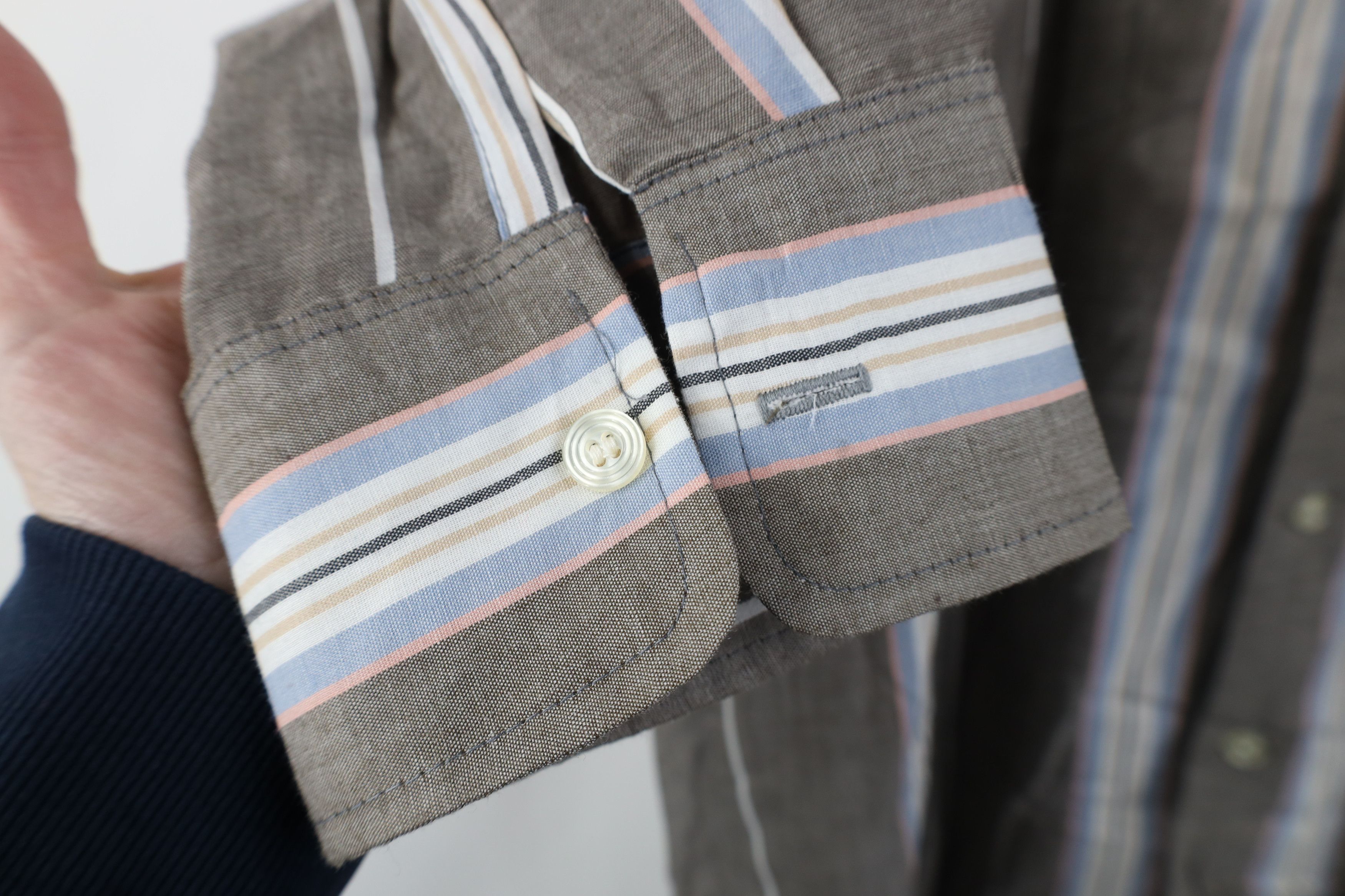 Vintage Vintage 70s Streetwear Camp Collar Collared Button Shirt USA Size US XXL / EU 58 / 5 - 5 Thumbnail