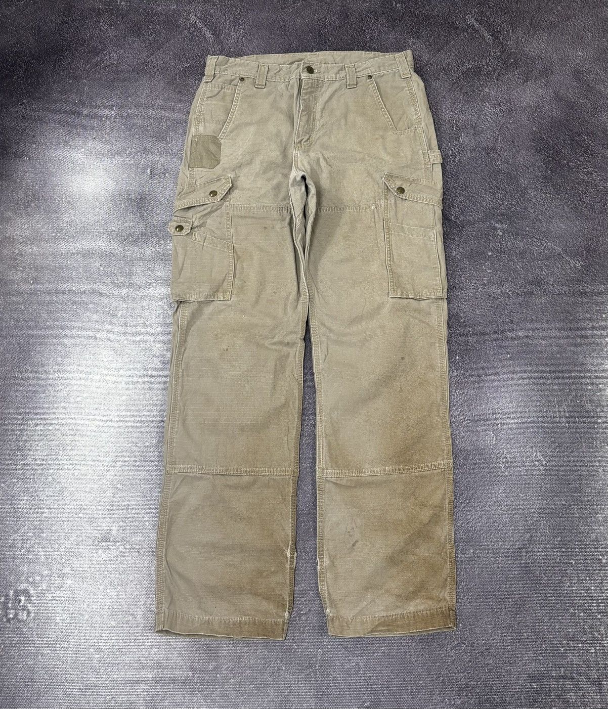 Carhartt Vintage Carhartt Y2K Relaxed Fit Work Hype Baggy Cargo Pants Size US 34 / EU 50 - 2 Thumbnail