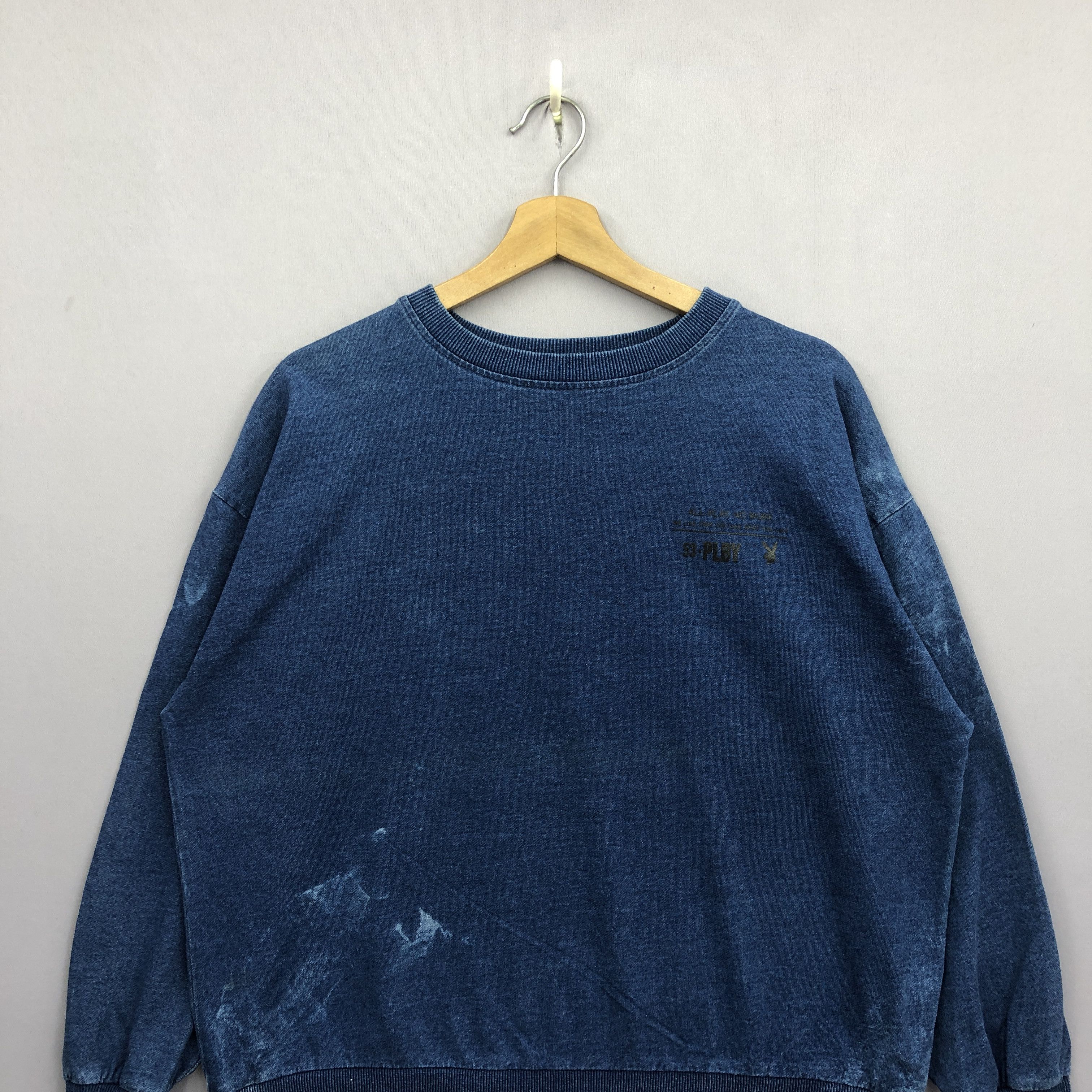 Playboy Vintage Y2K Playboy Sweater Distress Homeless Sweatshirt Size US M / EU 48-50 / 2 - 4 Thumbnail