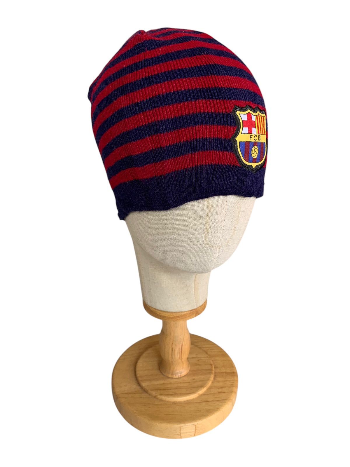 Japanese Brand × Kapital × Vintage VINTAGE STRIPE FC BARCELONA WINTER SESSIONS BEANIE HATS Size ONE SIZE - 2 Thumbnail