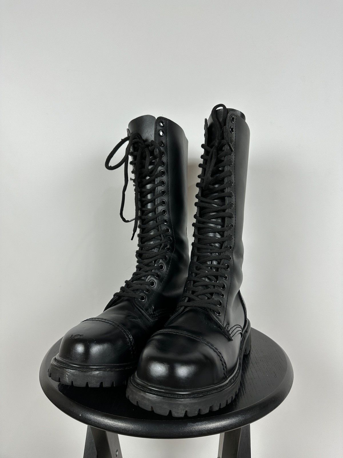 Vintage Vintage Undercover High Leather Steel Toe England Boots Size US 7.5 / EU 40-41 - 5 Thumbnail