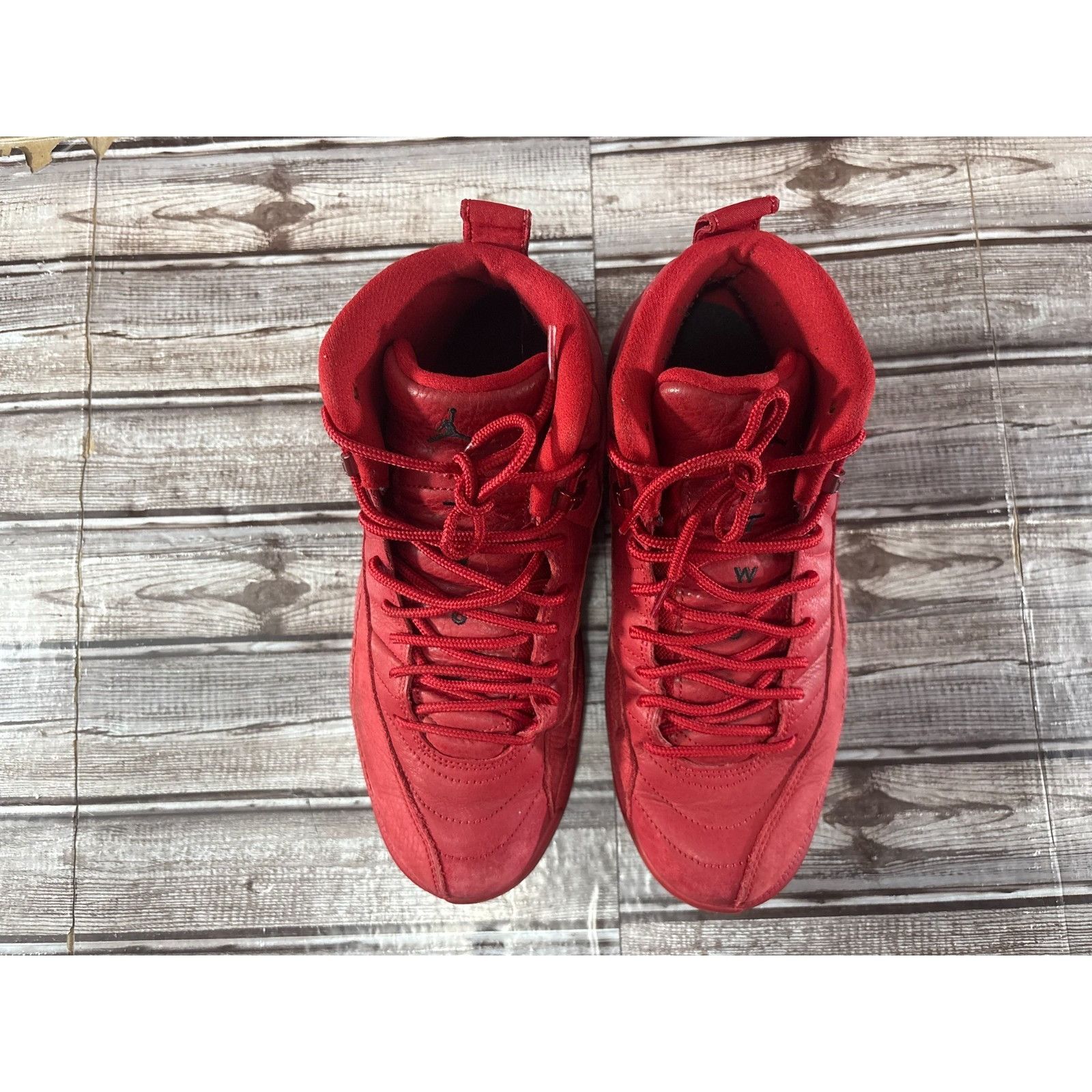 Nike Nike Air Jordan 12 Retro Gym Red 2018 Triple Red Black XII 1 Size US 9 / EU 42 - 7 Thumbnail