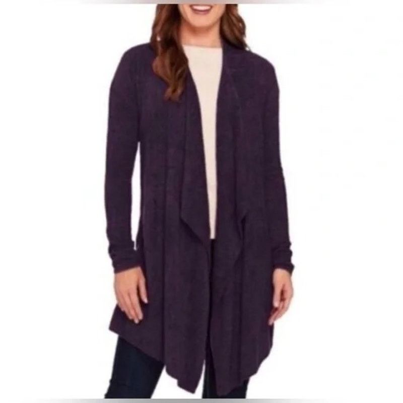 Other Barefoot Dreams Bamboo Chic Lite Open Cardigan Sweater S/M Size M / US 6-8 / IT 42-44 - 2 Thumbnail