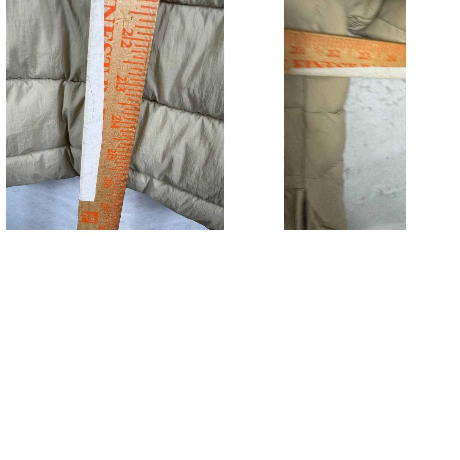 Gap Gap Puffer Jacket Mens Medium Beige Lightweight Upcycled Coat Snap button Pocket Size US M / EU 48-50 / 2 - 8 Thumbnail