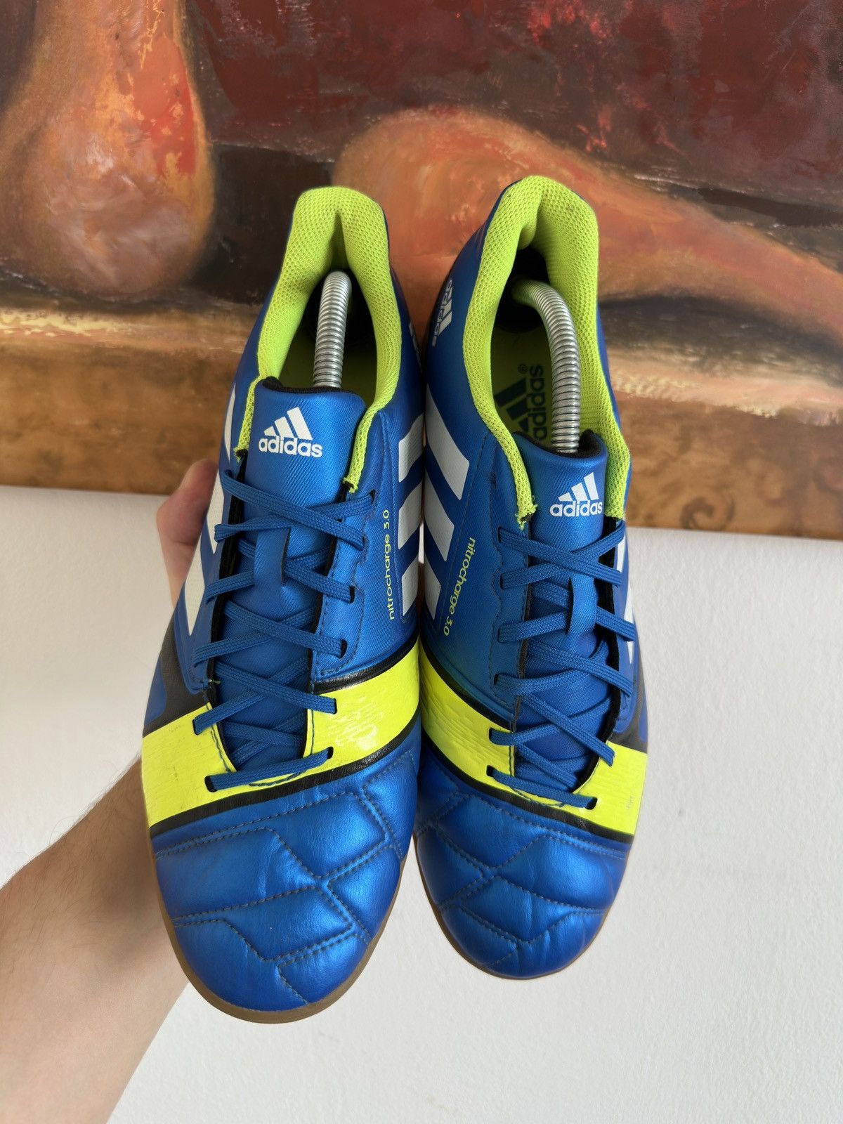 Adidas Adidas Nitrocharge 3.0 Soccer Sneakers Size US 10.5 / EU 43-44 - 3 Thumbnail