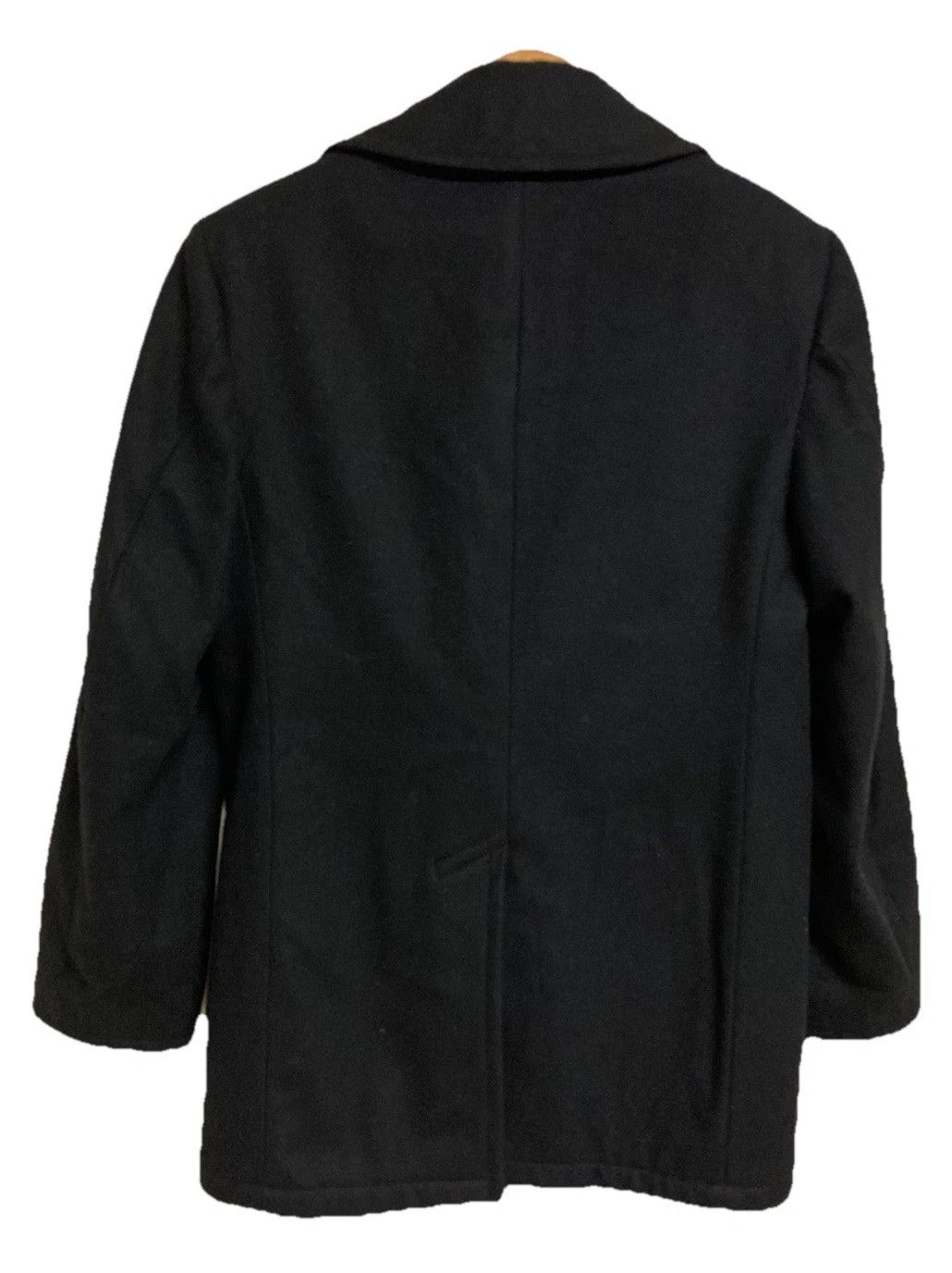 Other VTG US Navy Kersey Peacoat Metal Buttons Black Wool Sz 40L Size US M / EU 48-50 / 2 - 2 Thumbnail