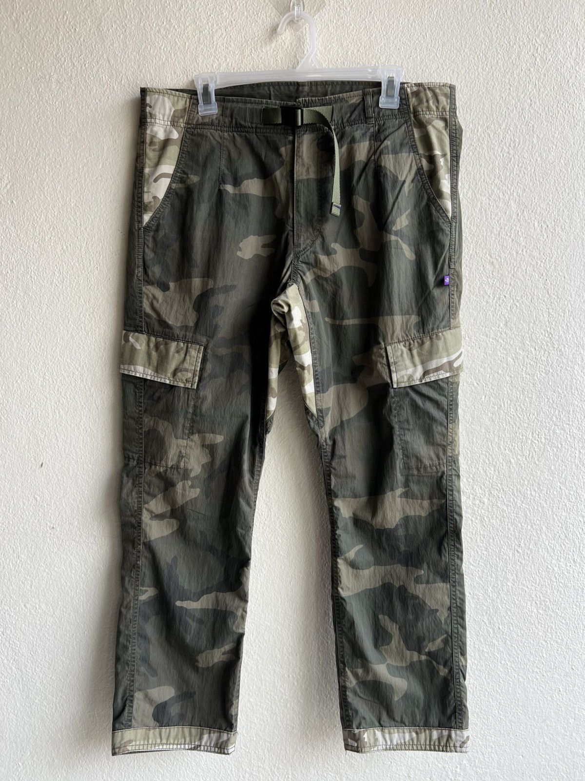 Nanamica × The North Face Purple Label TNF Purple Label Camouflage Cargo Trouser Pant Cropped Size US 33 - 2 Thumbnail