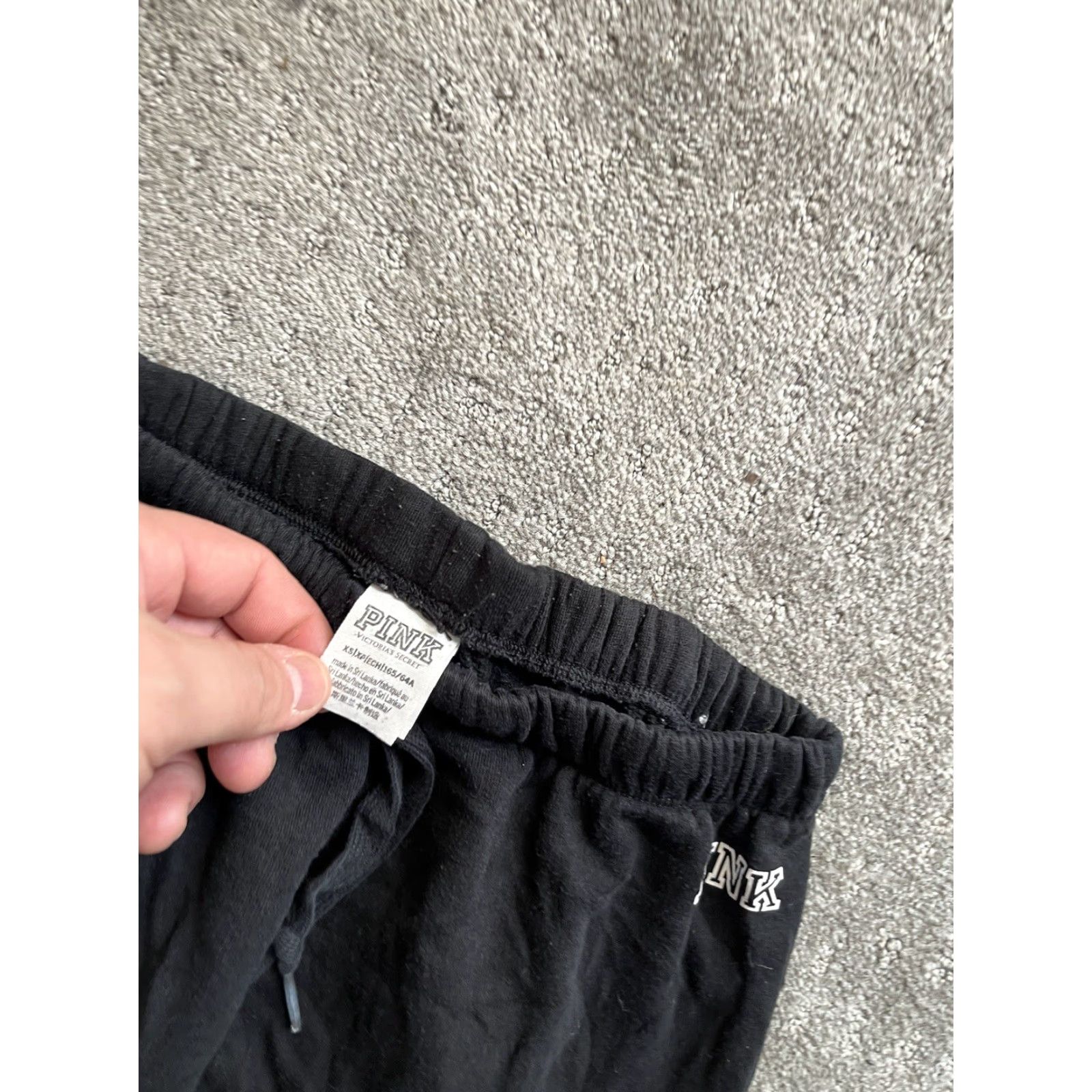 Victoria's Secret Victoria's Secret PINK Sweatpants Women XS Black Color Jogger Casual Activewear Size 26" / US 2 / IT 38 - 5 Thumbnail