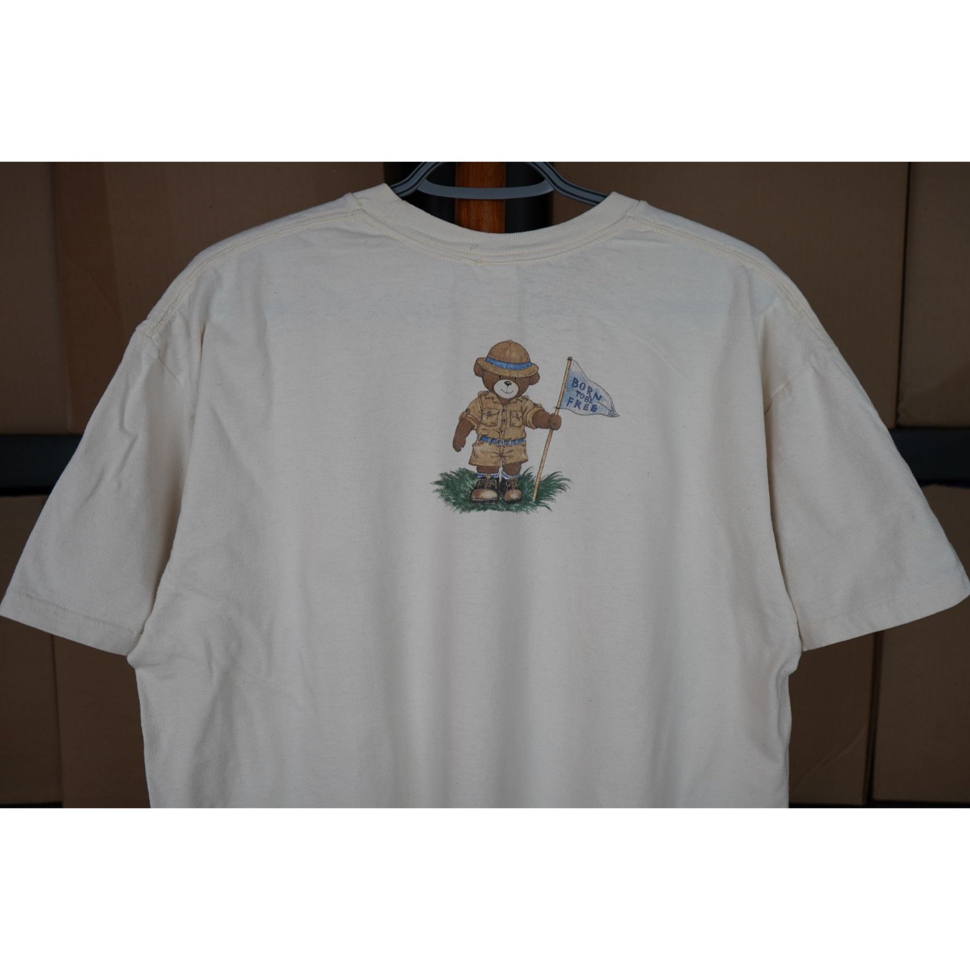 Vintage 90s Safari Adventure Vintage Animal Tshirt Men's XL #409 Size US XL / EU 56 / 4 - 4 Thumbnail