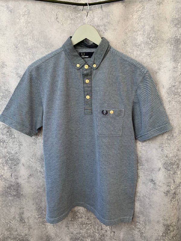 Designer × Fred Perry × Vintage Fred Perry Polo T-Shirt Cotton Pocket Vintage Shirt Size US M / EU 48-50 / 2 - 1 Thumbnail
