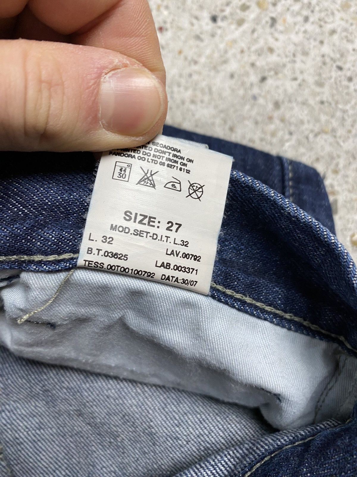 Diesel Diesel vintage dit flared bootcut jeans navy selvedge denim Size 27" / US 4 / IT 40 - 10 Thumbnail