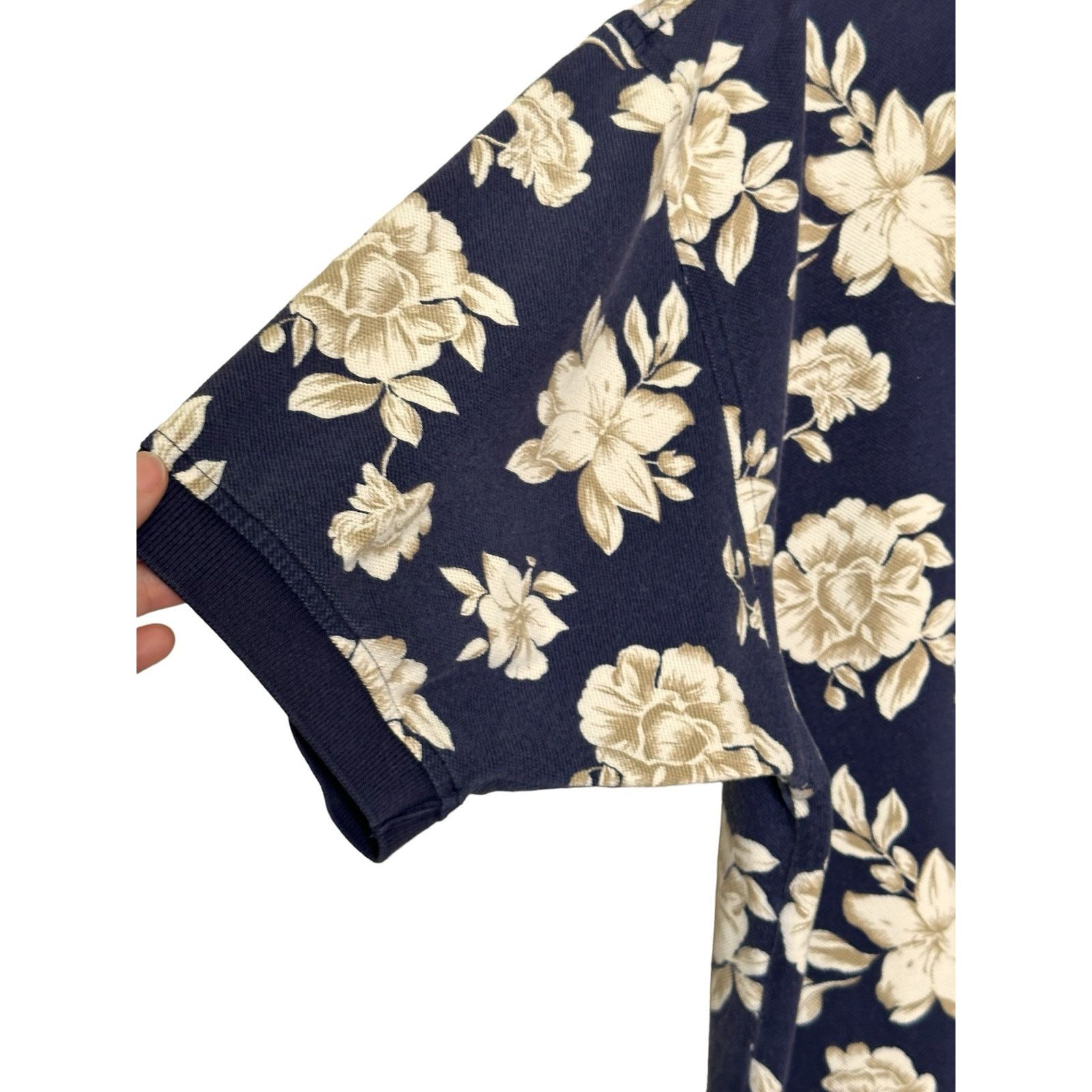 Tommy Hilfiger Tommy Hilfiger vintage floral polo shirt size Large Size US L / EU 52-54 / 3 - 6 Thumbnail