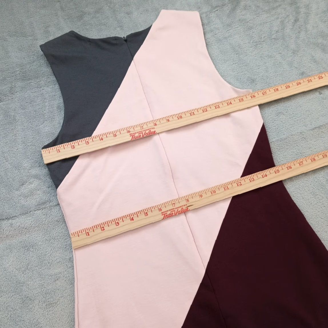 Banana Republic Banana Republic Sheath Dress Midi Pink Gray Sleeveless Round Neck Zip Lined 4 Women Regular Vintage No Size S / US 4 / IT 40 - 6 Thumbnail