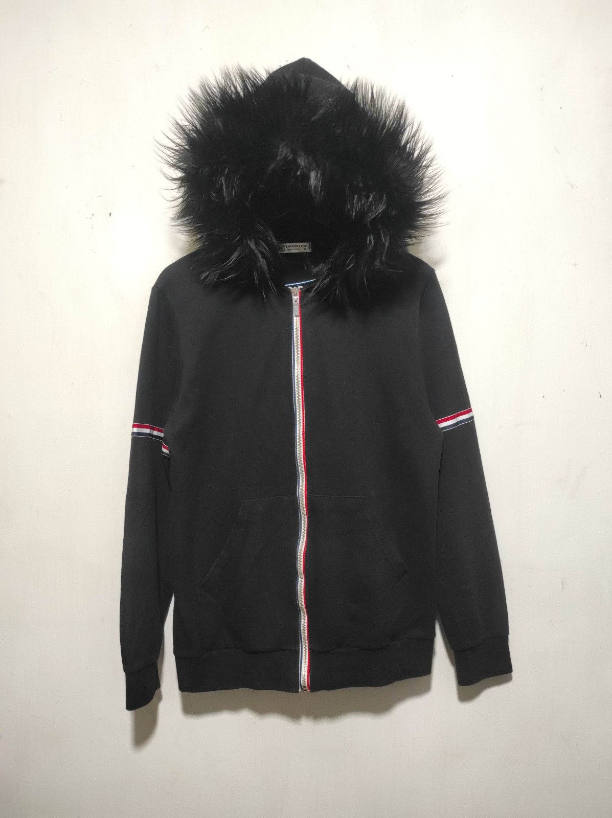 Japanese Brand Interflow zip fur hoodie LGB style Size US M / EU 48-50 / 2 - 2 Thumbnail